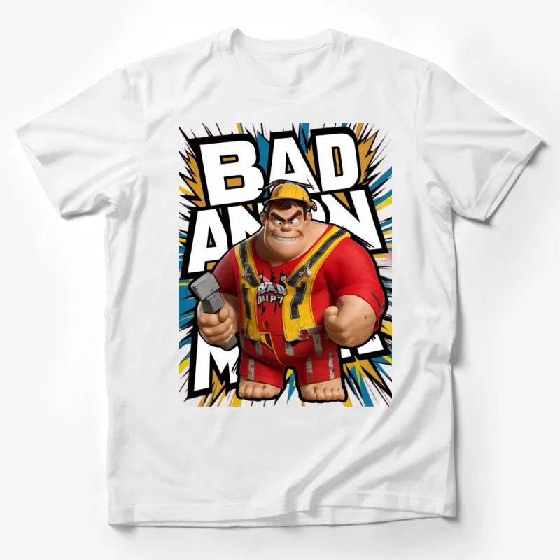 Wreck-It Ralph Bad Anon Graphic T-Shirt, Cool Cartoon Character Tee, Perfect Gift for Gamers Male T-Shirt