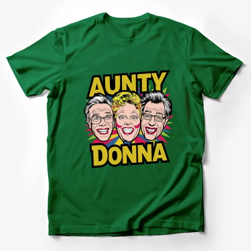 Aunty Donna Comedy Group Fan T-Shirt, Colorful Vintage Style Pop Culture Tee Male T-Shirt