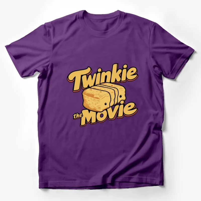 Twinkie the Movie T-Shirt, Retro Movie Snack Graphic Tee, Fun Novelty Film-Related Shirt Male T-Shirt