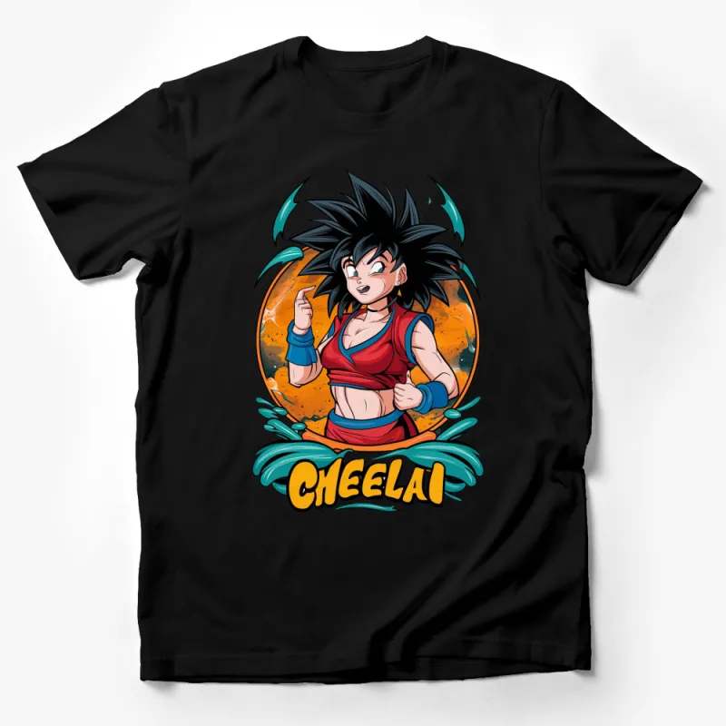 Cheelai Dragon Ball Super Anime Inspired Graphic T-Shirt, Colorful Character Design Tee for Fans Male T-Shirt