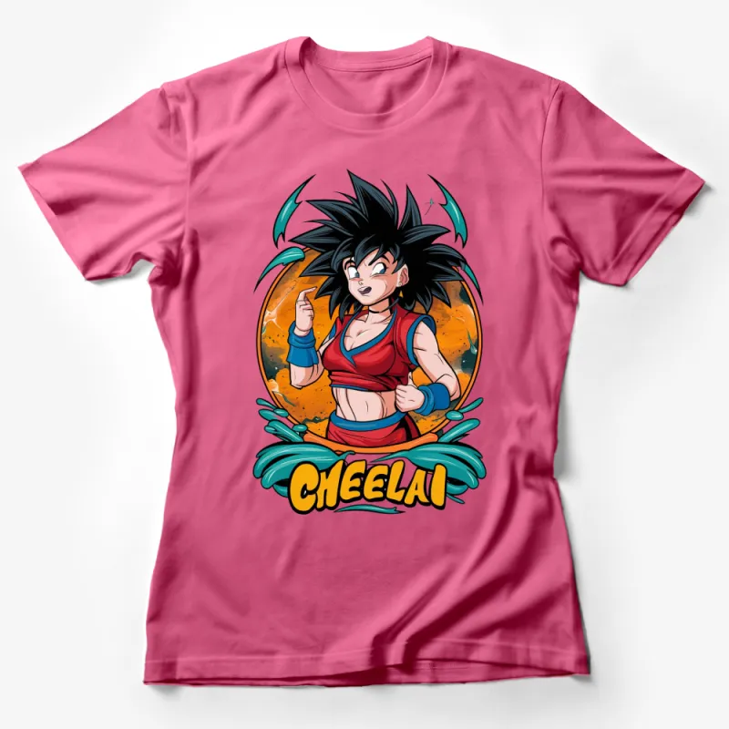 Cheelai Dragon Ball Super Anime Inspired Graphic T-Shirt, Colorful Character Design Tee for Fans Female T-Shirt