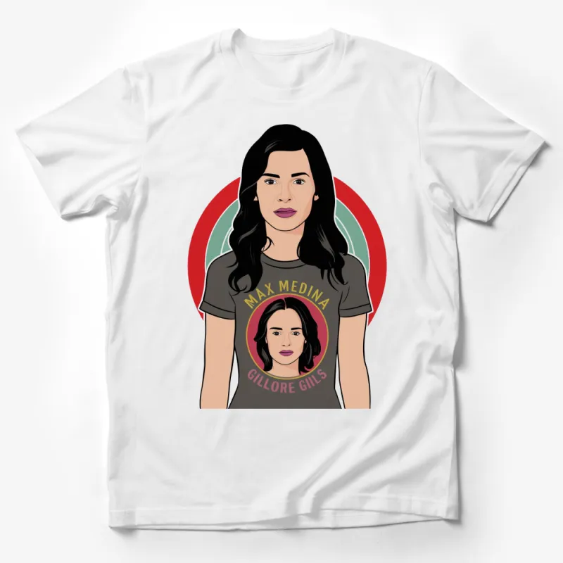 Max Medina Gillore Gils Fan Art T-Shirt, TV Show Inspired Graphic Tee, Unique Gift for TV Series Fans Male T-Shirt