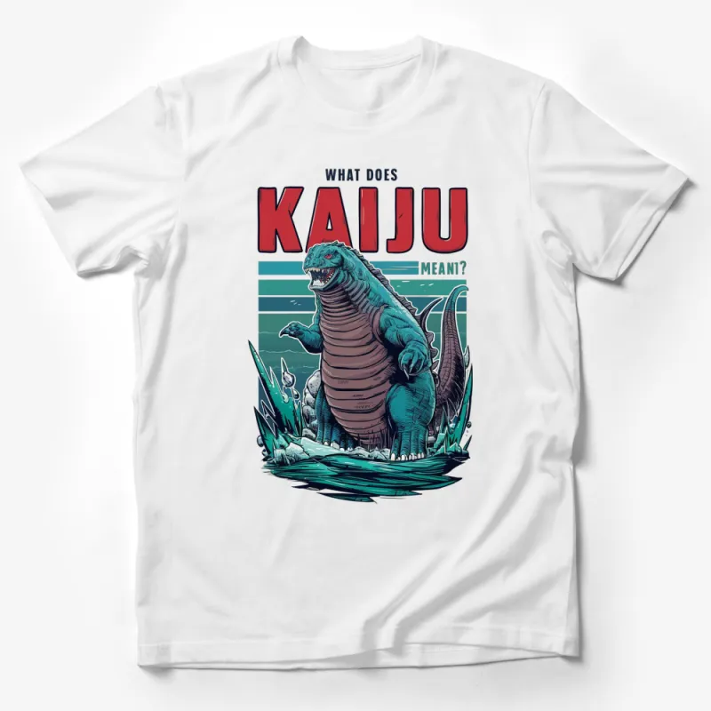 Kaiju Monster T-Shirt, Vintage Godzilla Inspired Graphic Tee, Retro Japanese Movie Fan Shirt Male T-Shirt