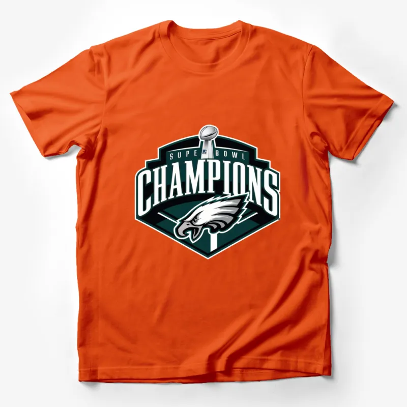 Super Bowl Champions Eagles Logo T-Shirt, Casual Sports Fan Apparel, Unisex Football Shirt Male T-Shirt