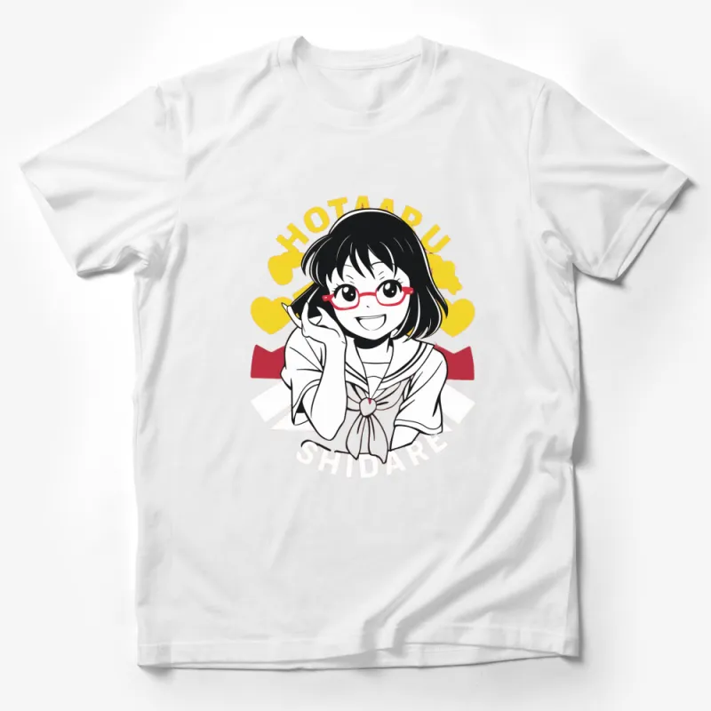 Hotarubu Shidare Anime Girl T-Shirt, Cute Manga Character Tee, Otaku Fashion, Unique Gift for Anime Fans Male T-Shirt