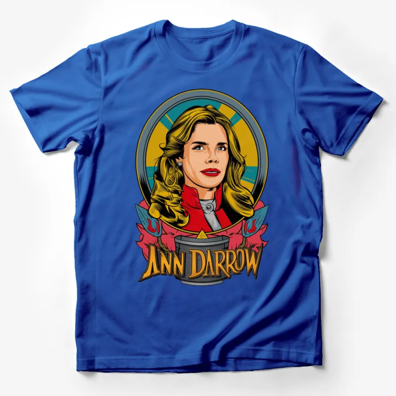 Vintage Ann Darrow Graphic T-Shirt, Retro Pop Art Style, Bold Colorful Women's Tee Male T-Shirt