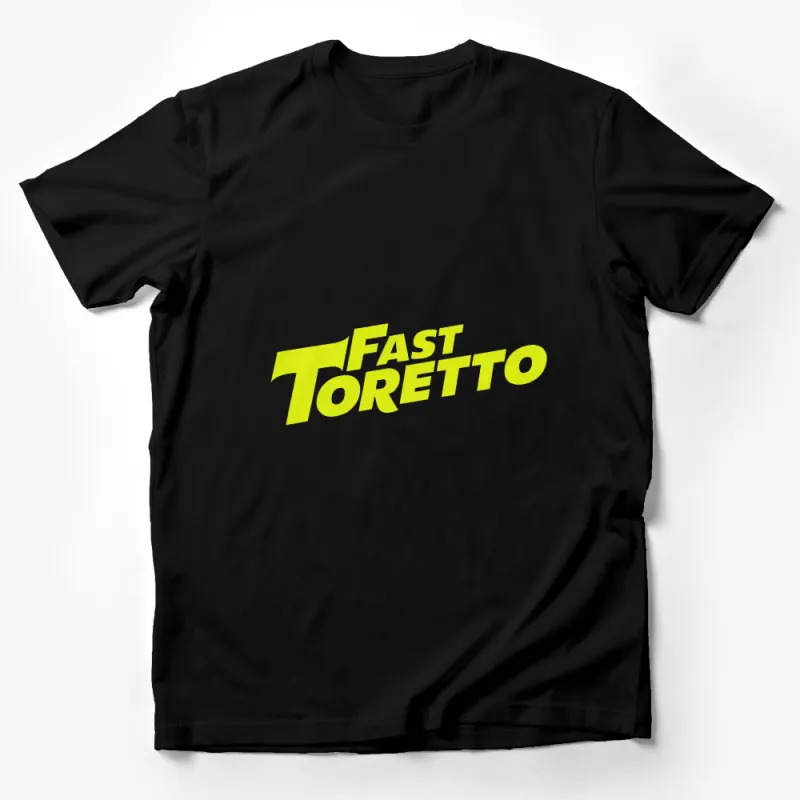 Fast Toretto Bright Yellow Graphic Tee, Unisex Movie Inspired T-Shirt, Casual Streetwear Male T-Shirt