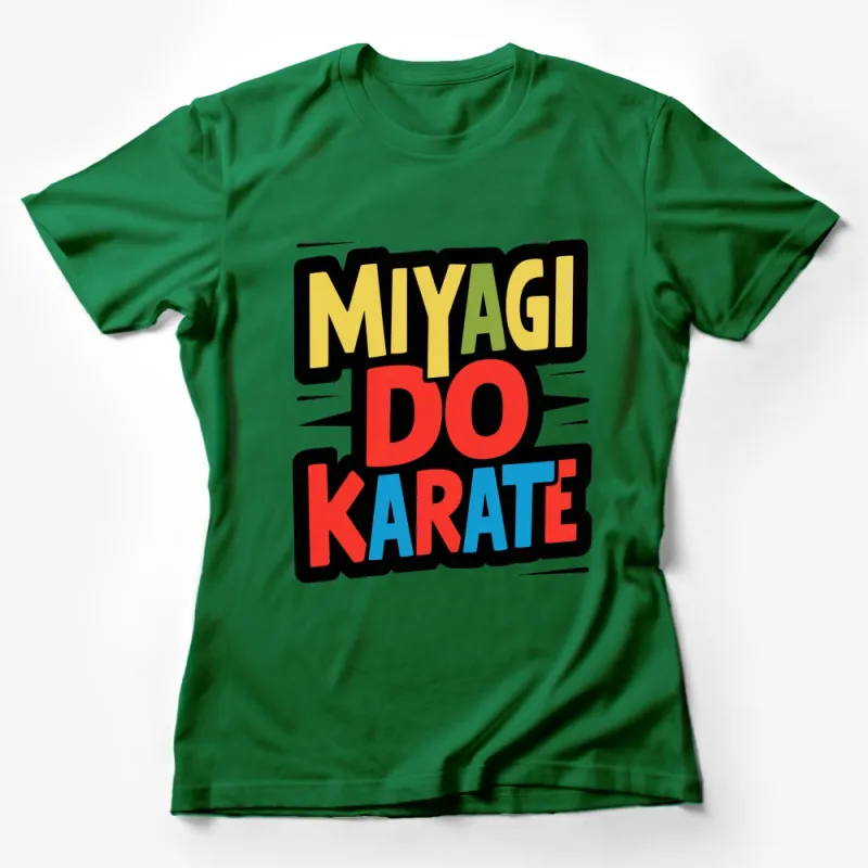 Miyagi Do Karate Retro T-Shirt, Vintage Inspired Martial Arts Graphic Tee, Unique Gift Idea Female T-Shirt