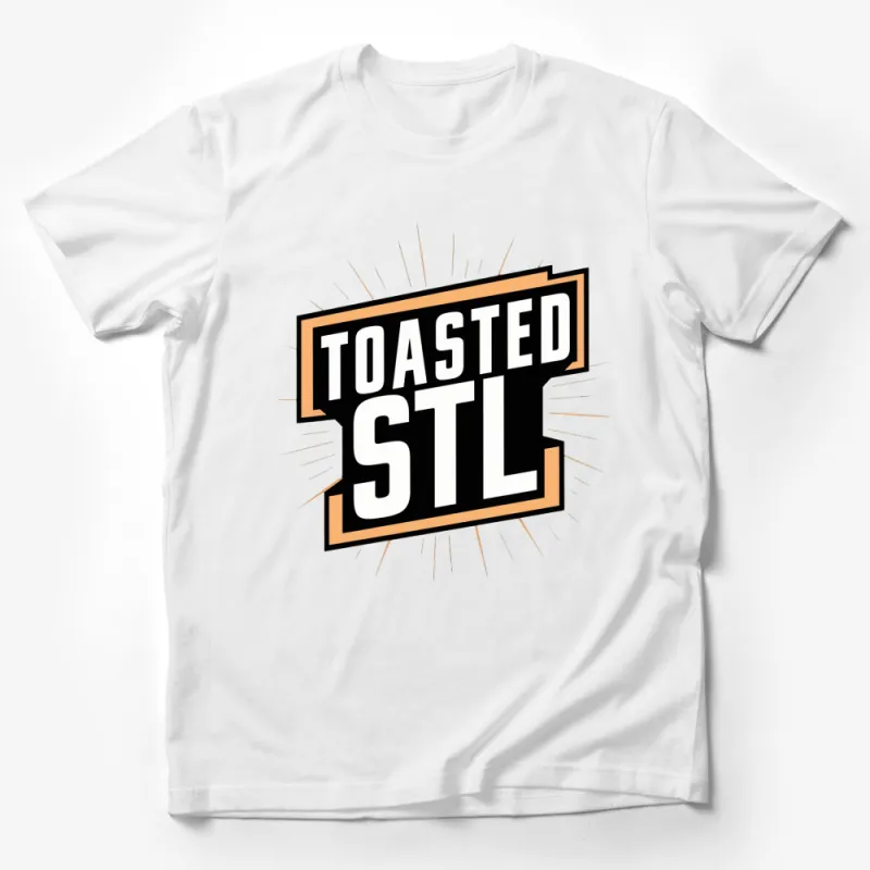 Vintage Toasted STL Graphic T-Shirt, St. Louis Pride Casual Tee, Retro Style Unisex Shirt Male T-Shirt