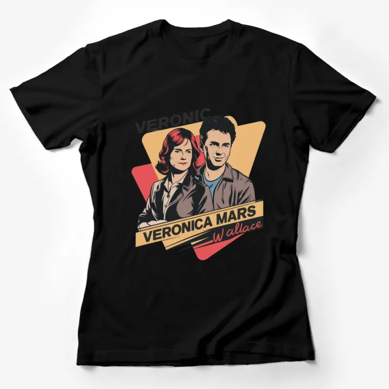 Veronica Mars and Wallace Fennel Graphic T-Shirt, Vintage Style TV Show Tee, Unisex Apparel, Fan Gift Female T-Shirt