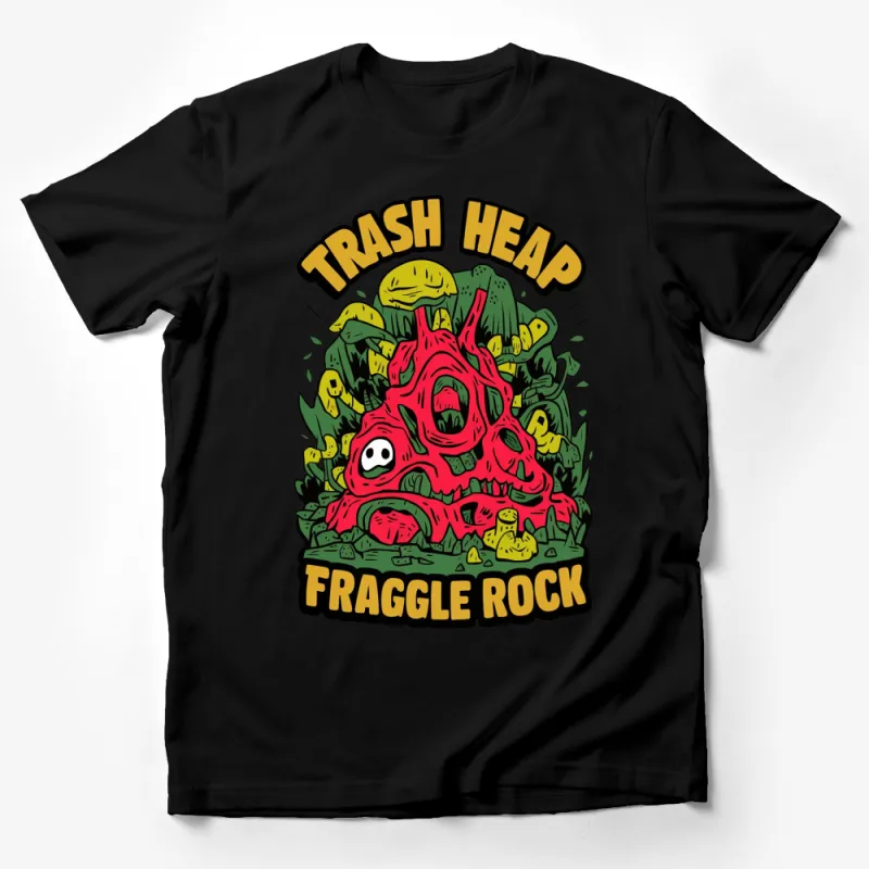 Fraggle Rock Trash Heap T-Shirt, Colorful Graphic Tee, Vintage Cartoon Apparel Male T-Shirt