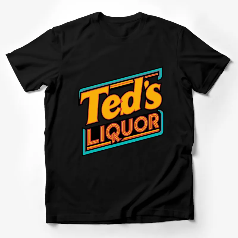 Ted's Liquor Vintage Logo T-Shirt, Classic Bar Tee, Retro Drinking Shirt, Unisex Male T-Shirt