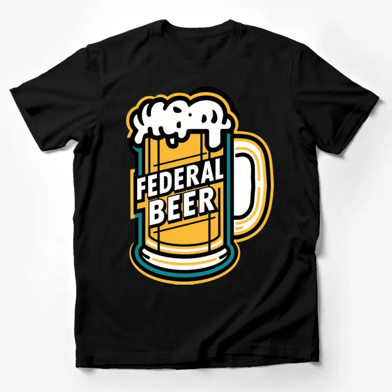 Vintage Federal Beer Logo T-Shirt, Classic Breweriana Collectible Tee, Barware Enthusiast Gift, Unisex Adult Graphic Shirt Male T-Shirt