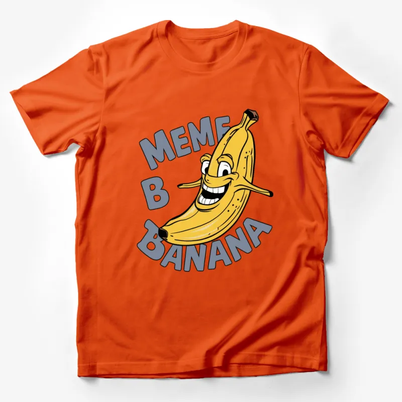 Funny Banana Meme T-Shirt, Cool Yellow Banana Graphic Tee, Unisex Casual Shirt Male T-Shirt