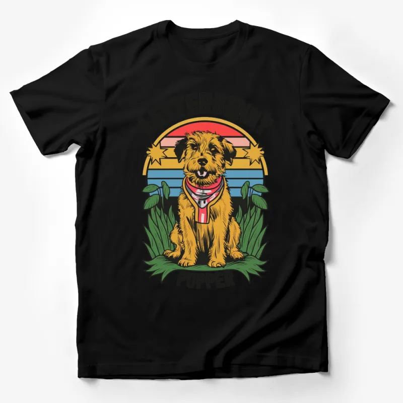 Letterkenny Puppers Dog T-Shirt, Retro Graphic Tee, Vintage Style Pet Lover Gift, Unisex Male T-Shirt