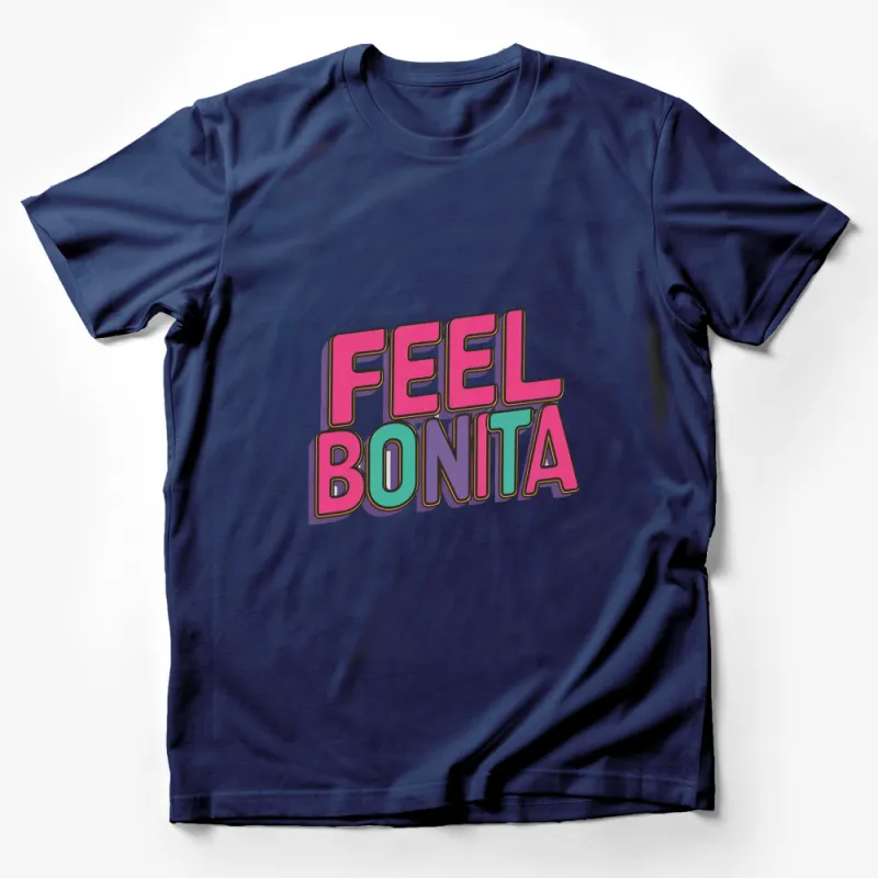 Colorful Feel Bonita Graphic T-Shirt, Vibrant Retro Style Women's Tee, Fun Fashion Statement Shirt, Gift for Her Male T-Shirt