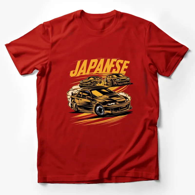 Japanese Drift Cars T-Shirt - Cool Automotive Racing Graphic Tee for Car Enthusiasts Male T-Shirt