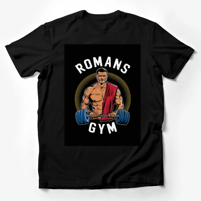 Romans Gym T-Shirt, Muscular Gladiator Fitness Tee, Bodybuilding Workout Shirt, Inspirational Gym Wear Male T-Shirt