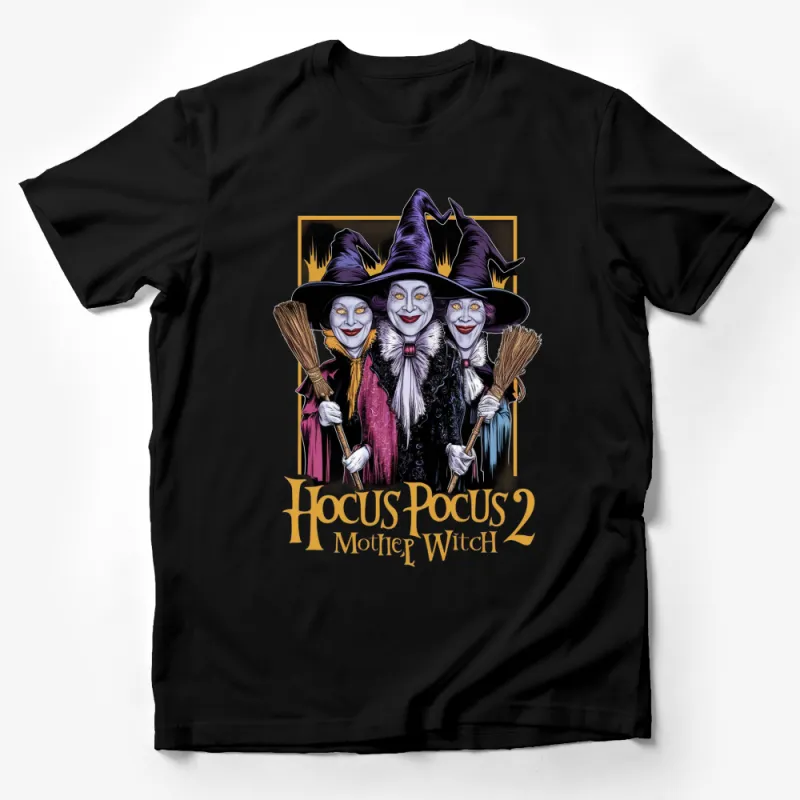 Hocus Pocus 2 Mother Witch Trio Graphic T-Shirt, Halloween Witches, Movie Fan Tee Male T-Shirt