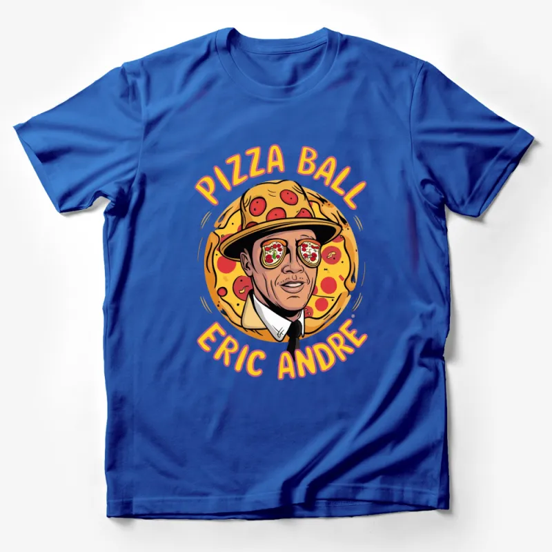 Unique Pizza Ball Eric Andre Inspired Graphic Tee, Fun Pop Culture Apparel, Unisex T-Shirt Male T-Shirt