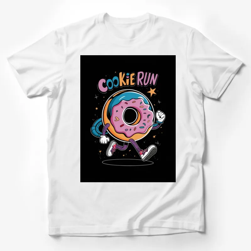 Cookie Run Inspired T-Shirt, Donut Cartoon Character, Fun Graphic Tee, Kids and Adult Sizes Male T-Shirt