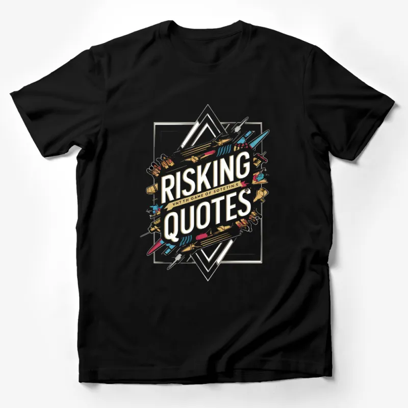 Vintage Game of Quotes T-Shirt, Unique Graphic Tee, Bold Design Shirt, Unisex Apparel Male T-Shirt