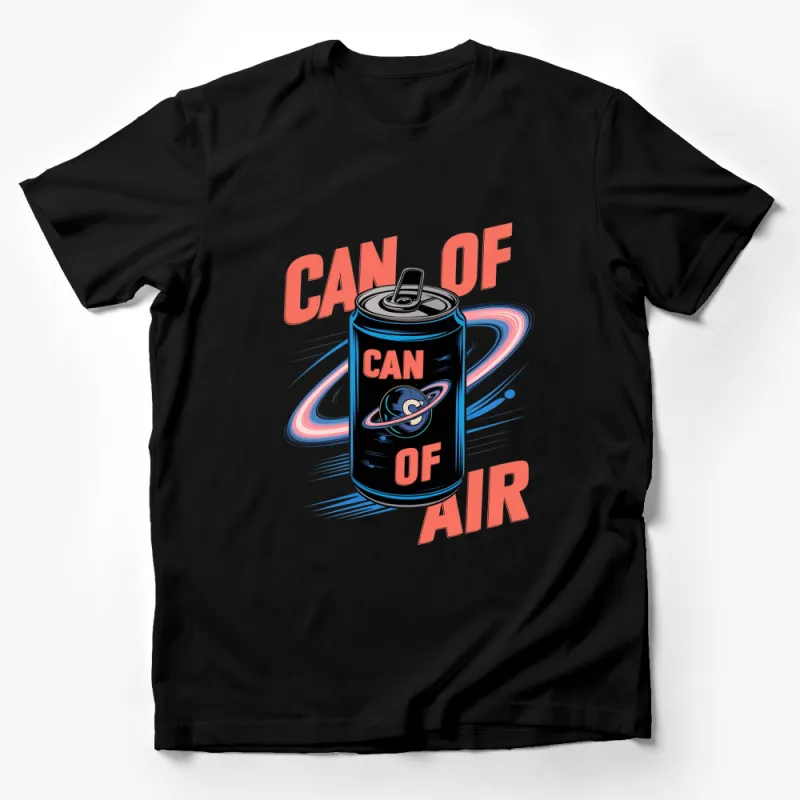 Can of Air Graphic T-Shirt, Funny Pop Art Style, Unique Quirky Fashion, Unisex Tee Male T-Shirt