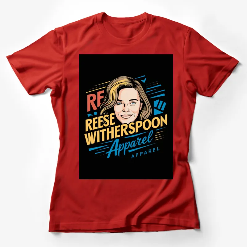 Reese Witherspoon Inspired T-Shirt, Women's Fan Apparel Tee, Celebrity Actress Illustration Shirt Female T-Shirt