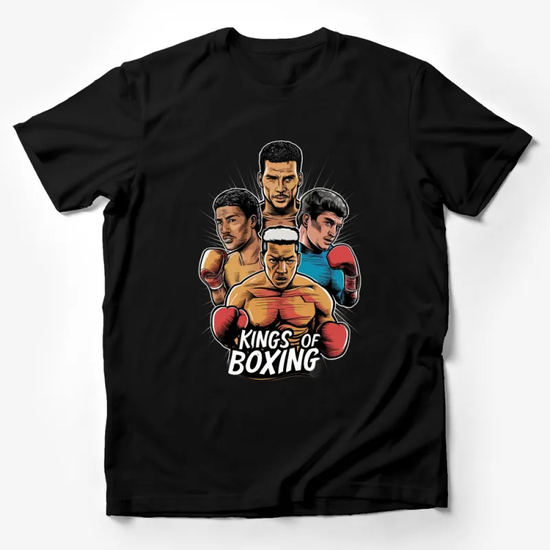 Vintage Boxing Legends T-Shirt, Iconic Boxers Graphic Tee, Sports Fan Gift, Unisex Clothing Male T-Shirt