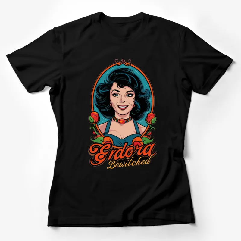 Vintage Endora Bewitched T-Shirt, Classic TV Show Character Tee, Retro Graphic Shirt Female T-Shirt