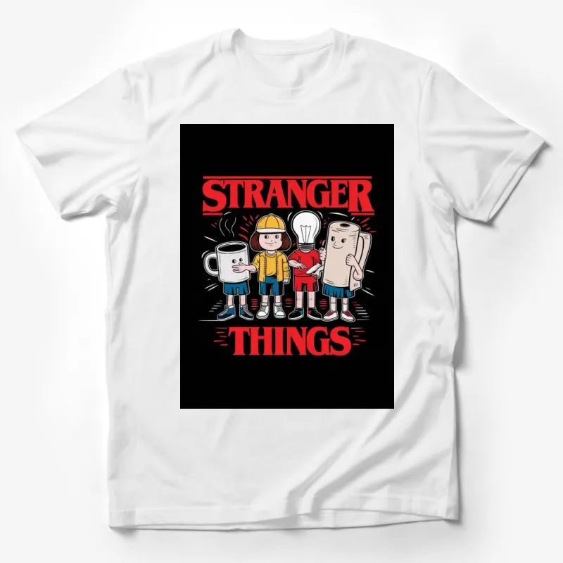 Stranger Things Inspired T-Shirt, Retro 80s TV Show Graphic Tee, Fan Gear Unisex Apparel Male T-Shirt