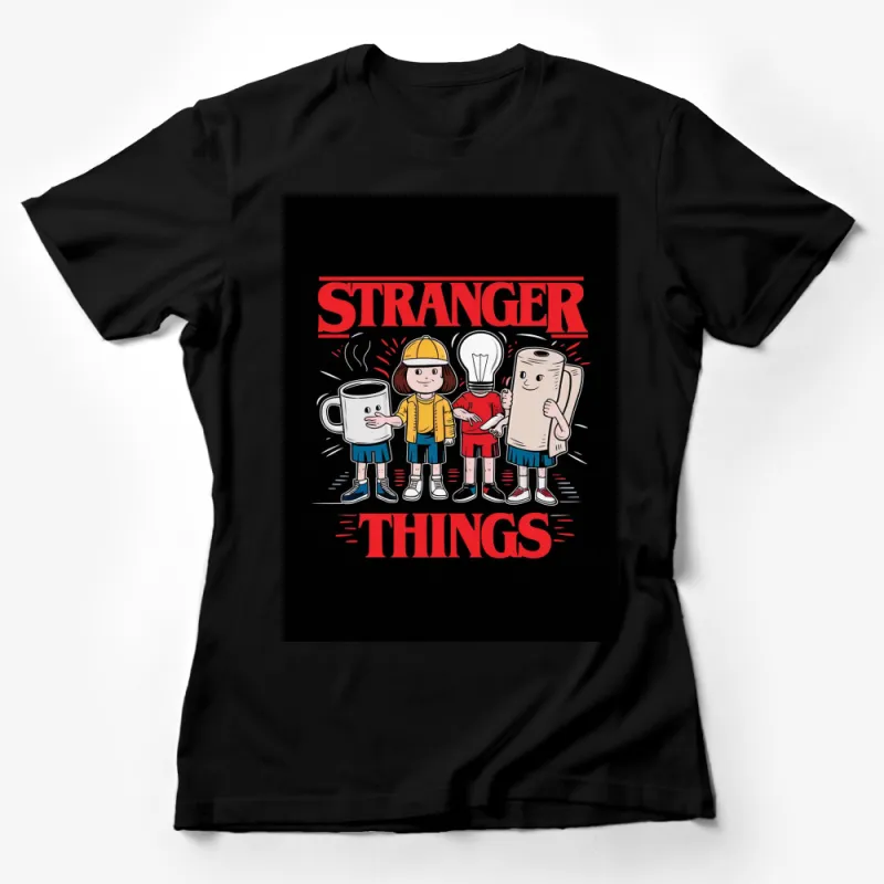 Stranger Things Inspired T-Shirt, Retro 80s TV Show Graphic Tee, Fan Gear Unisex Apparel Female T-Shirt