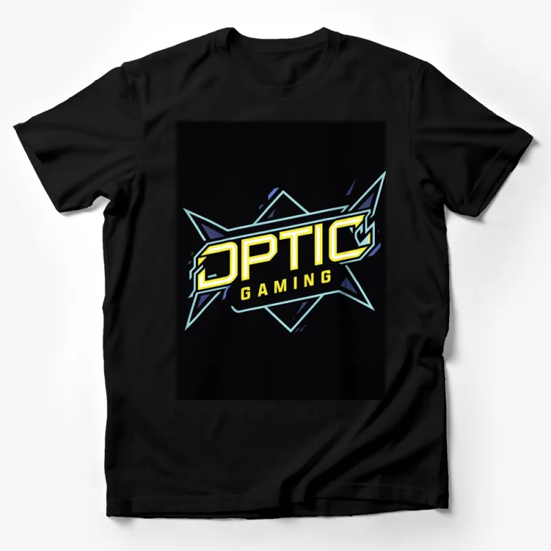 Optic Gaming Logo T-Shirt, Stylish Esports Team Merchandise, Black Graphic Tee, Unisex Male T-Shirt