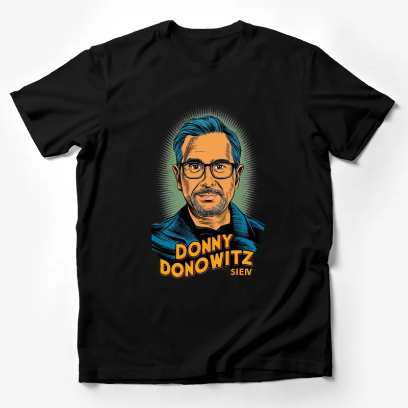 Donny Donowitz Retro Comic Style T-Shirt, Vintage Graphic Tee, Pop Culture Fashion Top Male T-Shirt