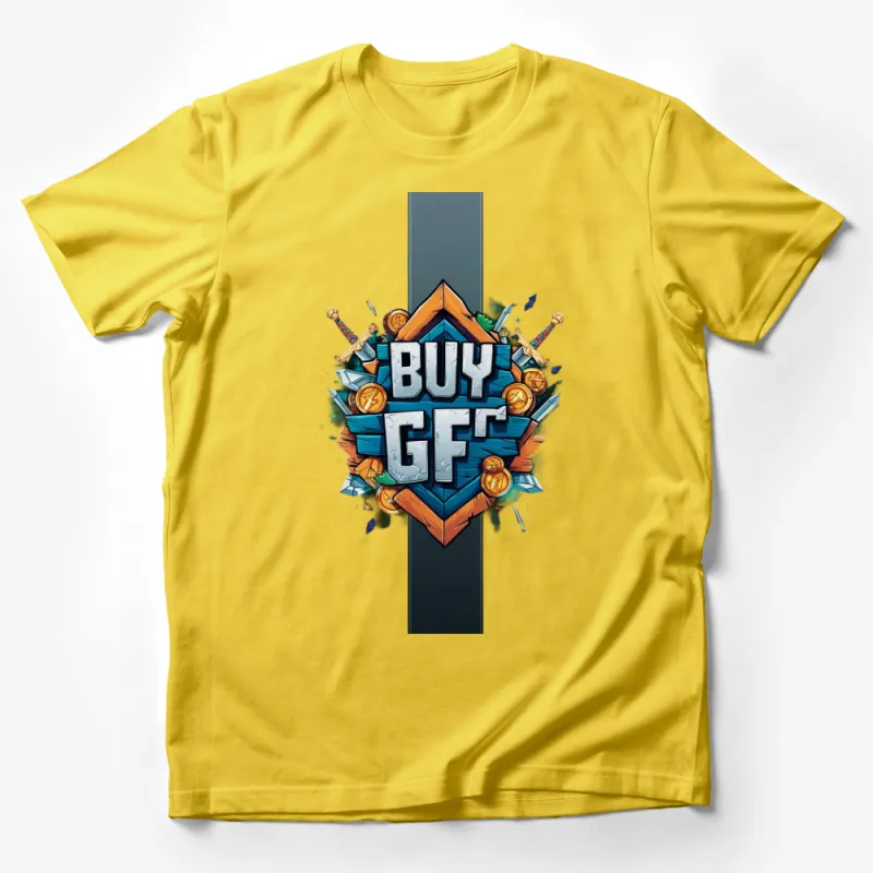 Colorful Buy GF RuneScape Inspired T-Shirt, Gamer Graphic Tee, Fantasy MMORPG Apparel Male T-Shirt