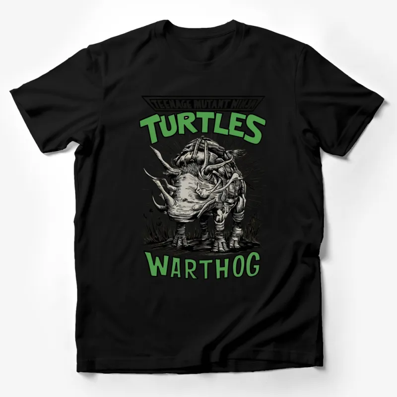 Teenage Mutant Ninja Turtles Warthog T-Shirt, Vintage Comic Art Inspired Graphic Tee, Unisex Male T-Shirt