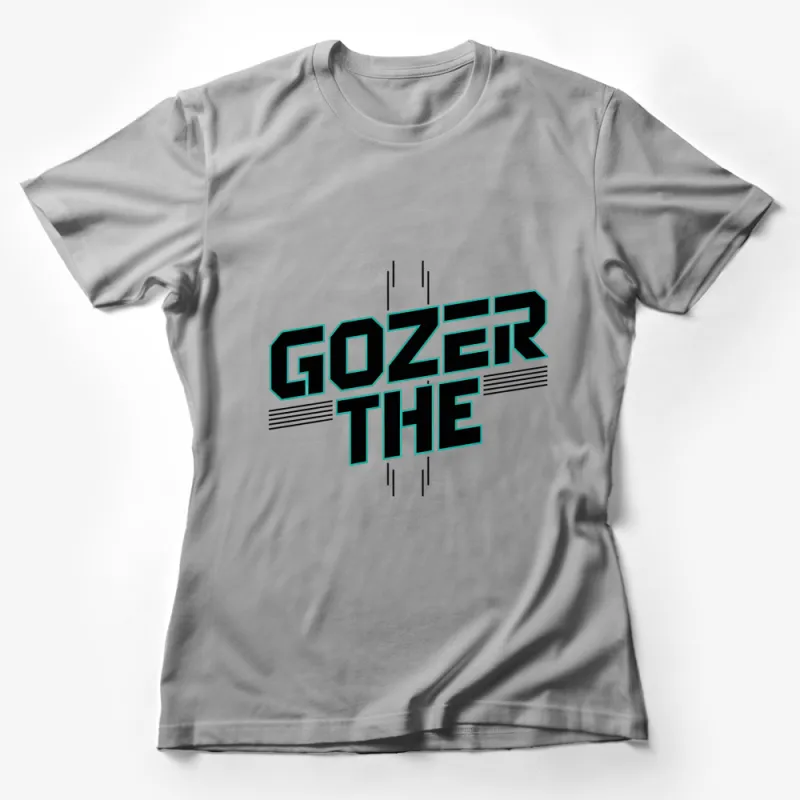 Retro Gozer The Graphic T-Shirt, Vintage Style Teal Text, Unisex Tee Female T-Shirt