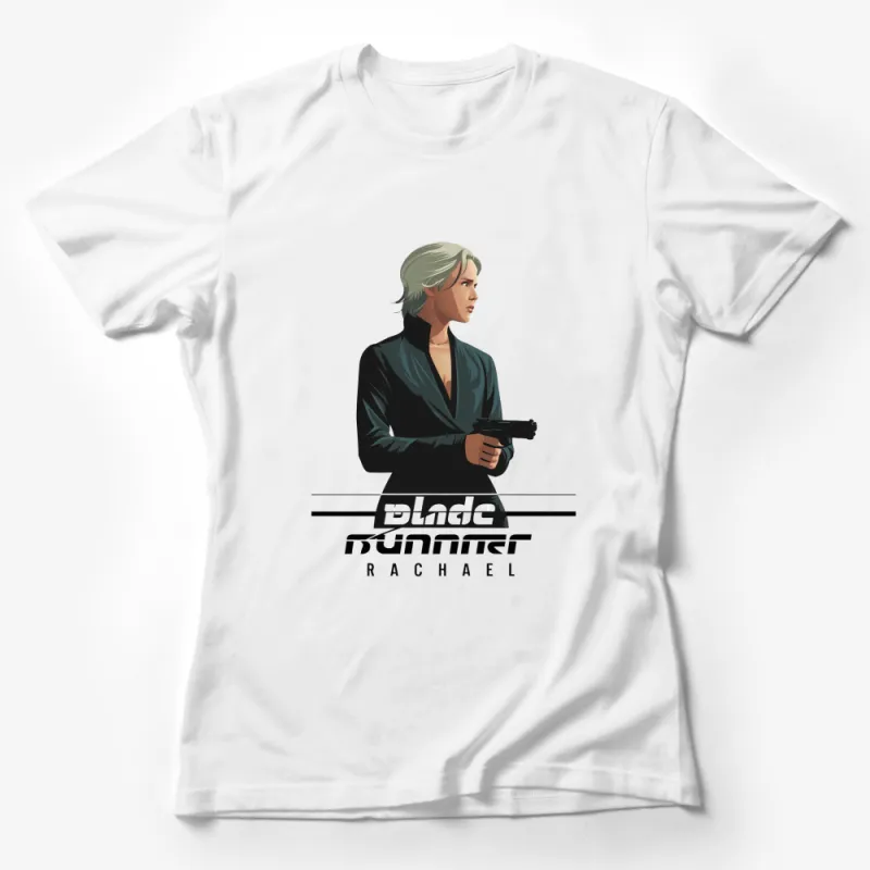 Blade Runner Rachael Vintage Style T-Shirt, Retro Sci-Fi Movie Graphic Tee, Unisex Soft Cotton Shirt, Gift for Film Fans Female T-Shirt