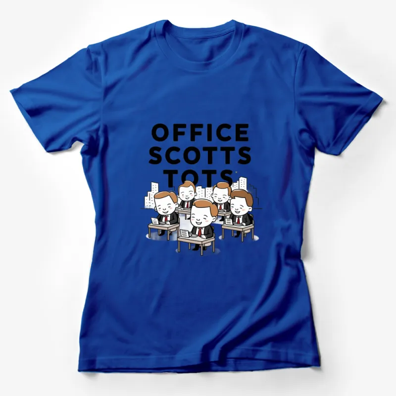 Office Scotts Tots T-Shirt, Funny TV Show Graphic Tee, Unisex Adult Cotton Shirt, Comedy Series Fan Gift Female T-Shirt