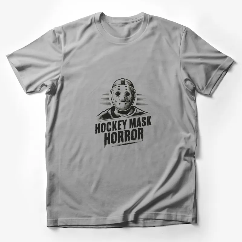 Vintage Hockey Mask Horror T-Shirt, Classic Horror Movie Fan Tee, Unisex Graphic Shirt, Gift for Horror Enthusiasts Male T-Shirt