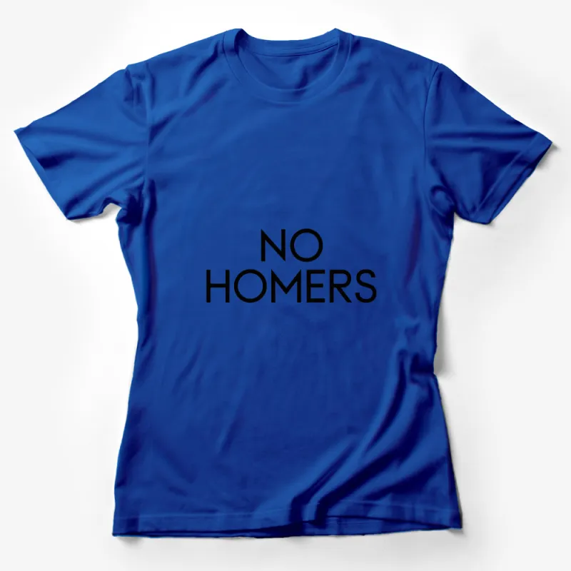 No Homers Club T-Shirt, Classic TV Show Inspired Black Tee, Unisex Funny Graphic Shirt Female T-Shirt