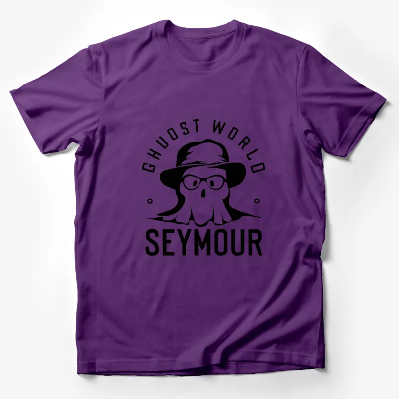 Ghost World Seymour Graphic T-Shirt, Vintage Style, Black and White, Cool Unisex Tee, Hipster Fashion Casual Wear Male T-Shirt