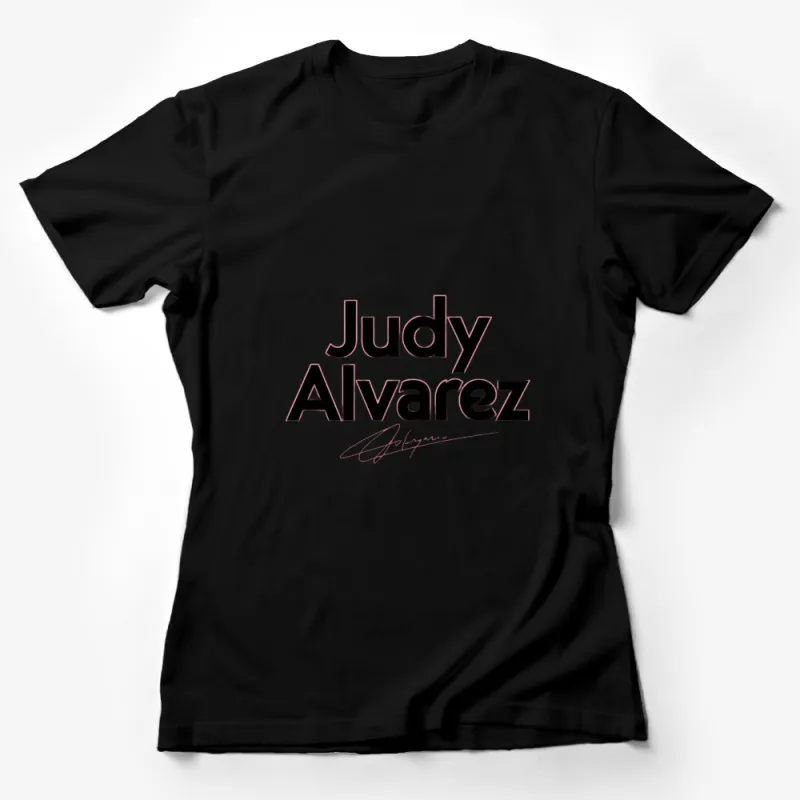 Judy Alvarez Graphic Tee, Cyberpunk Inspired Black and Red Shirt, Unisex T-Shirt, Gamer Fashion, Signature Design Top Female T-Shirt