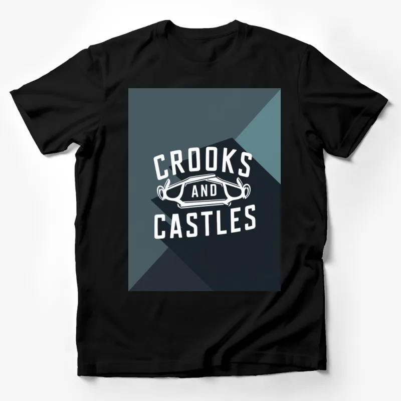 Crooks and Castles Logo T-Shirt, Urban Streetwear Fashion, Men's and Women's Graphic Tee Male T-Shirt