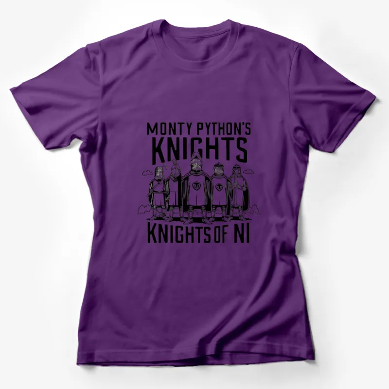 Monty Python's Knights of Ni Graphic Tee, Funny Vintage Movie T-Shirt, Unisex Female T-Shirt