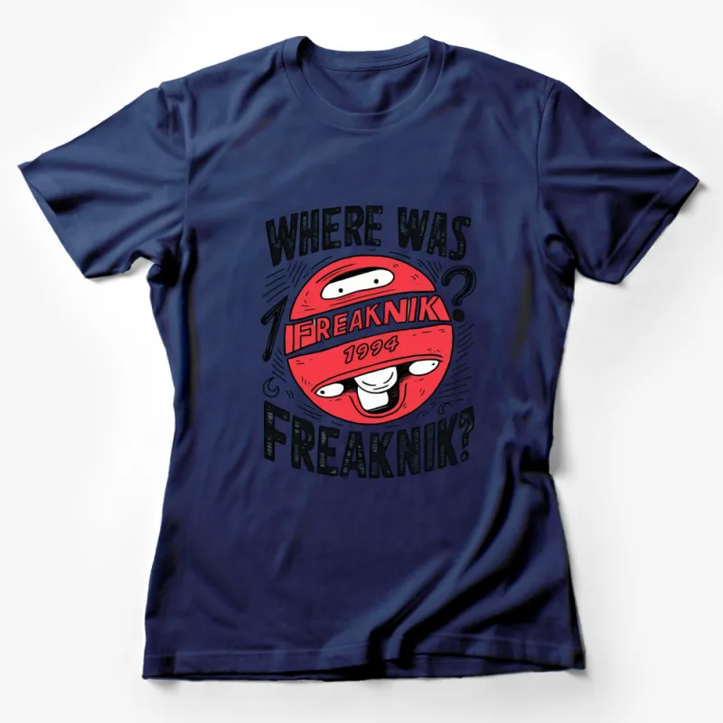 Vintage Freaknik 1994 T-Shirt, Retro Comic Style Graphic Tee, Nostalgic 90s Festival Shirt Female T-Shirt