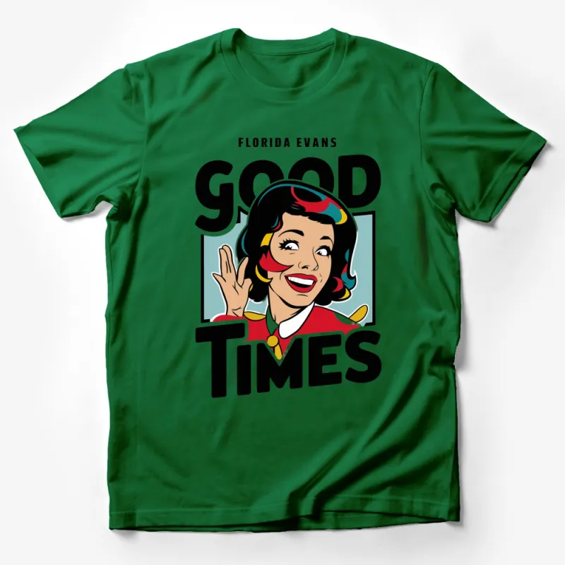 Florida Evans Good Times Vintage Style T-Shirt, Retro Pop Art Tee, Bold Colorful Graphic Unisex Shirt Male T-Shirt