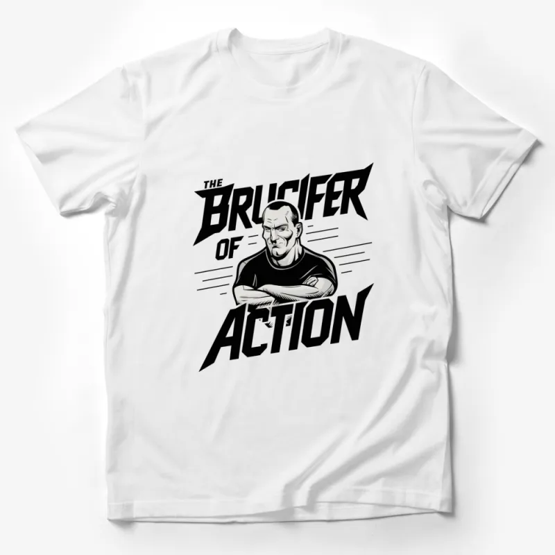 Vintage Action Hero T-Shirt, Classic Comic Style Tee, Bold Graphic, Men's Fashion, Unique Gift Idea Male T-Shirt