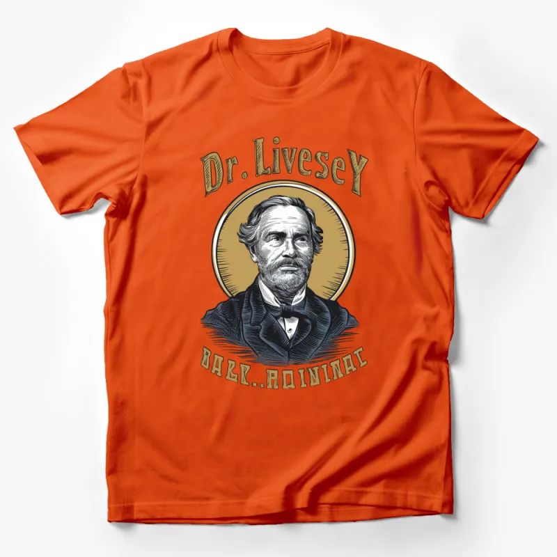 Vintage Dr. Livesey T-Shirt, Classic Literary Character Tee, Unisex Book Lover Gift Male T-Shirt