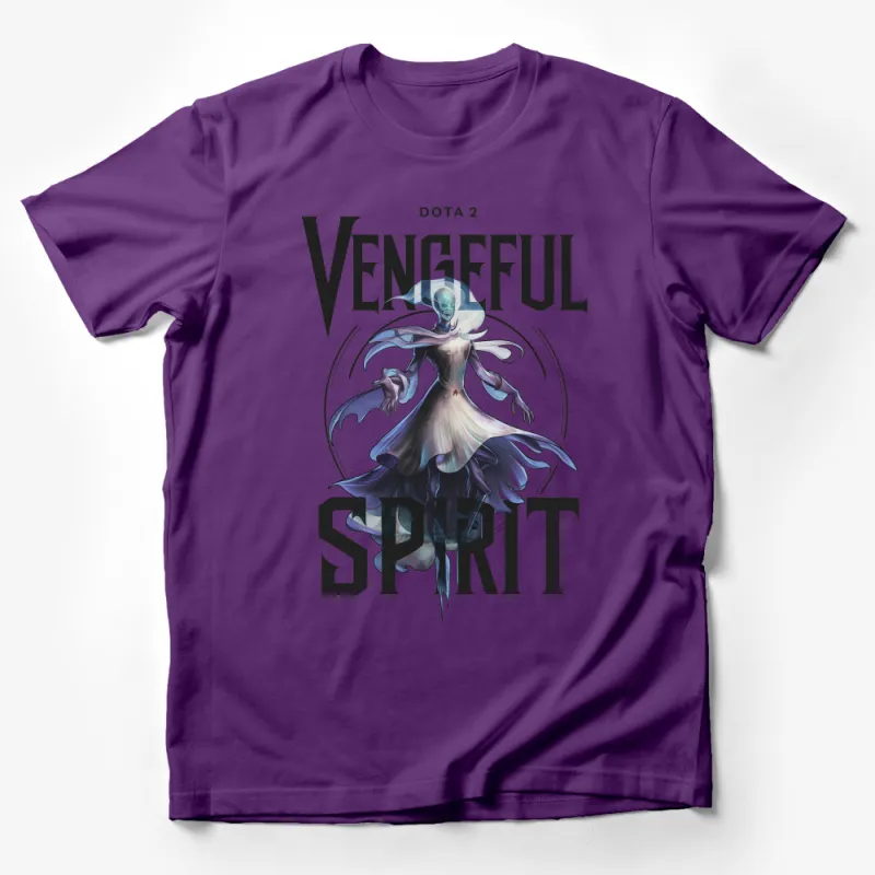 DOTA 2 Vengeful Spirit Character T-Shirt, Gaming Fan Apparel, Unique Game Art Tee, Cool Geek Gift Male T-Shirt